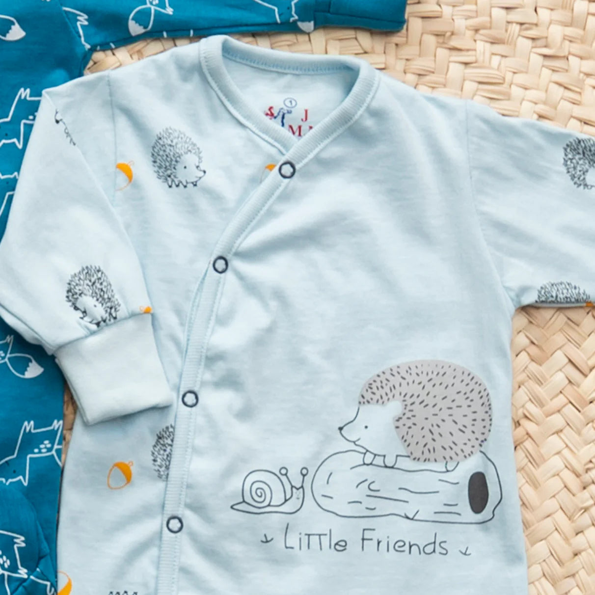 سالوبيت قطن لحديث الولادة - 0-3 Month, light blue image