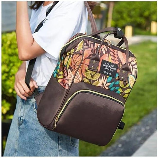 Mommy Baby Diaper bag Fashion multifunction Living Tree Brown image 0