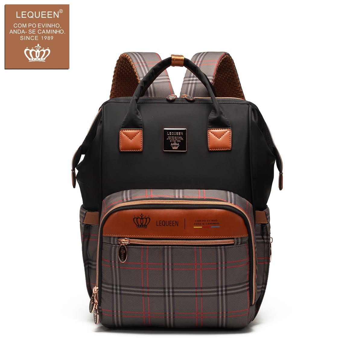 Lequeen 8th Generation New Black Carohat Gold Set مجموعه ليكوين الجيل الثامن جديد كاروهات اسود - ذهبي