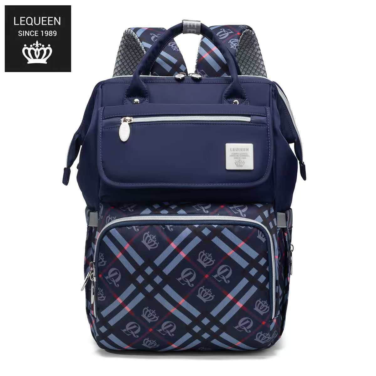 Lequeen 7th Generation New Cover Caro Blue ليكوين الجيل السابع جديد بغطاء كاروهات ازرق