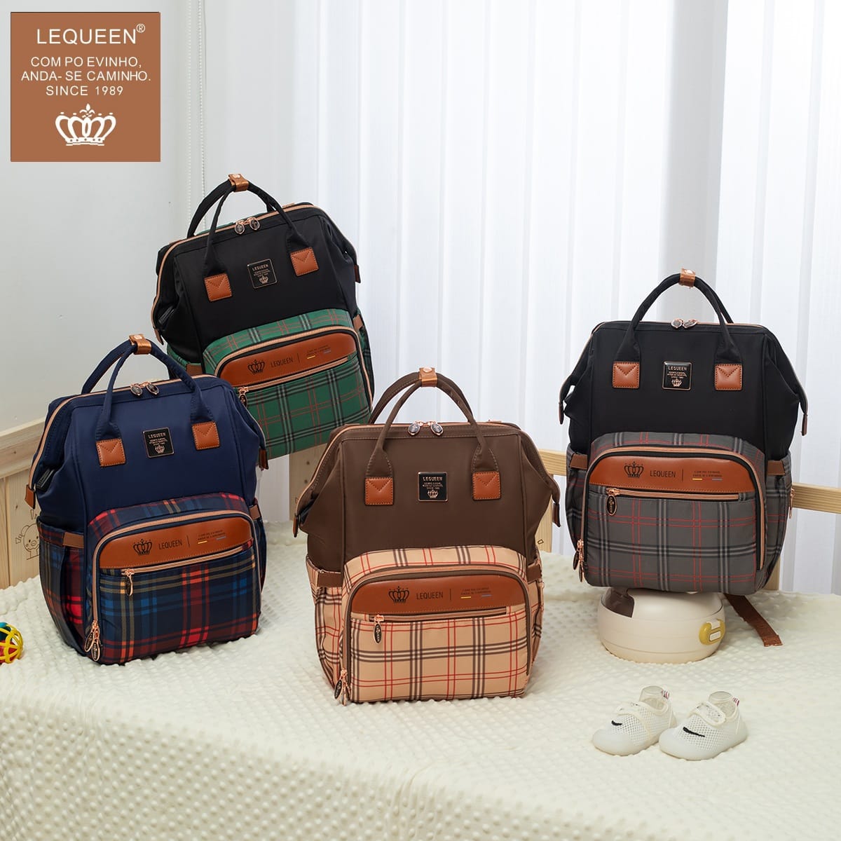 Lequeen 8th Generation New Black Carohat Gold Set مجموعه ليكوين الجيل الثامن جديد كاروهات اسود - ذهبي