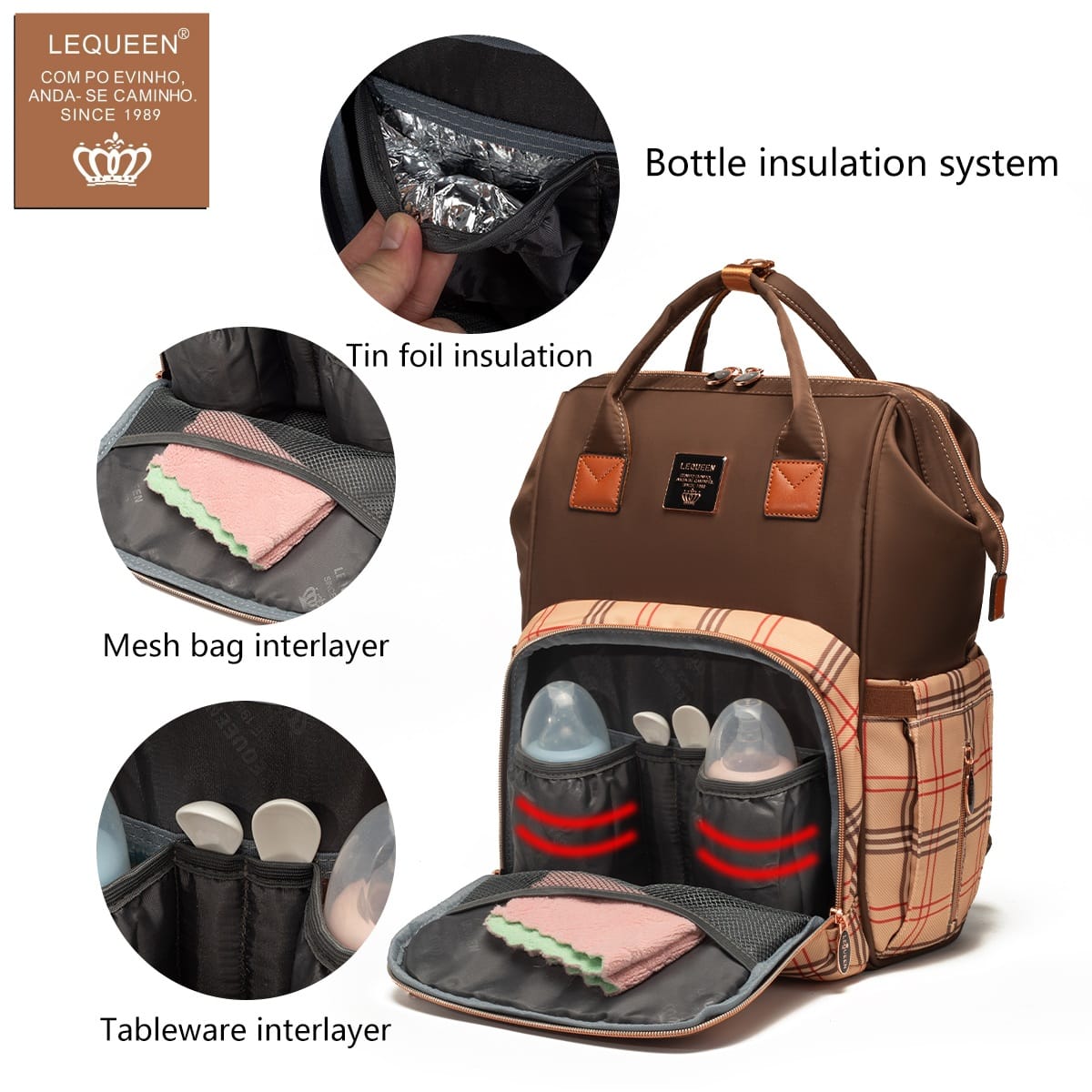 Lequeen 8th Generation New Black Carohat Gold Set مجموعه ليكوين الجيل الثامن جديد كاروهات اسود - ذهبي