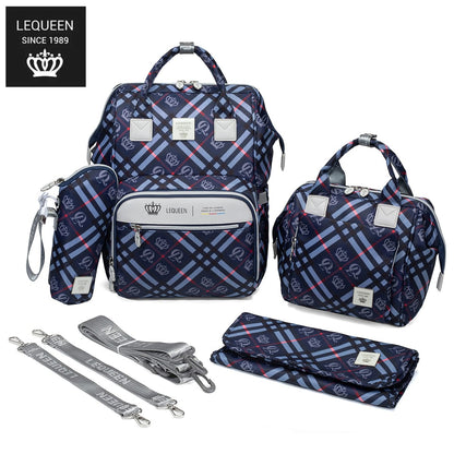 Lequeen 7th Generation New Carohat Blue Set مجموعه ليكوين الجيل السابع جديد كاروهات ازرق