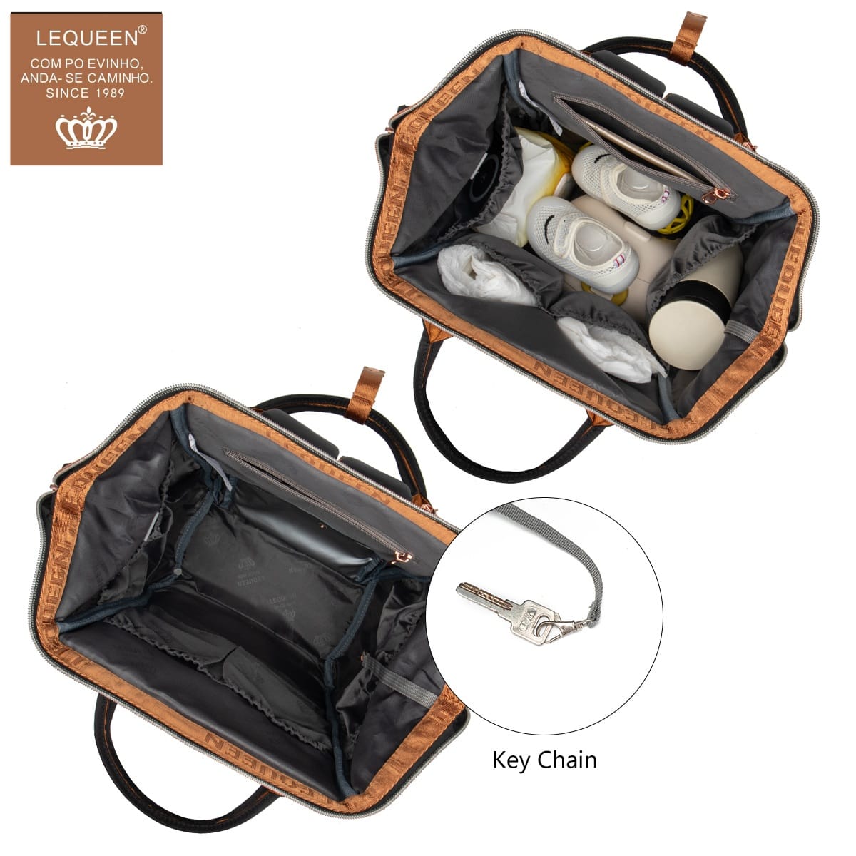 Lequeen 8th Generation New Black Carohat Gold Set مجموعه ليكوين الجيل الثامن جديد كاروهات اسود - ذهبي