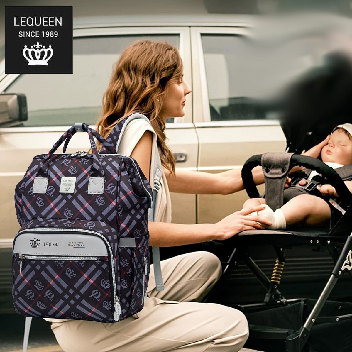 Lequeen 7th Generation New Carohat Black ليكوين الجيل السابع جديد كاروهات اسود