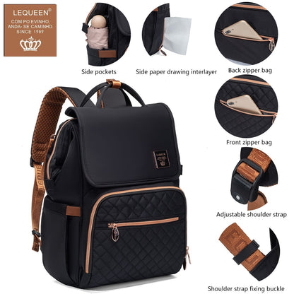 Lequeen 8th Generation New Cover Black Gold Set مجموعه ليكوين الجيل الثامن جديد بغطاء اسود - ذهبي