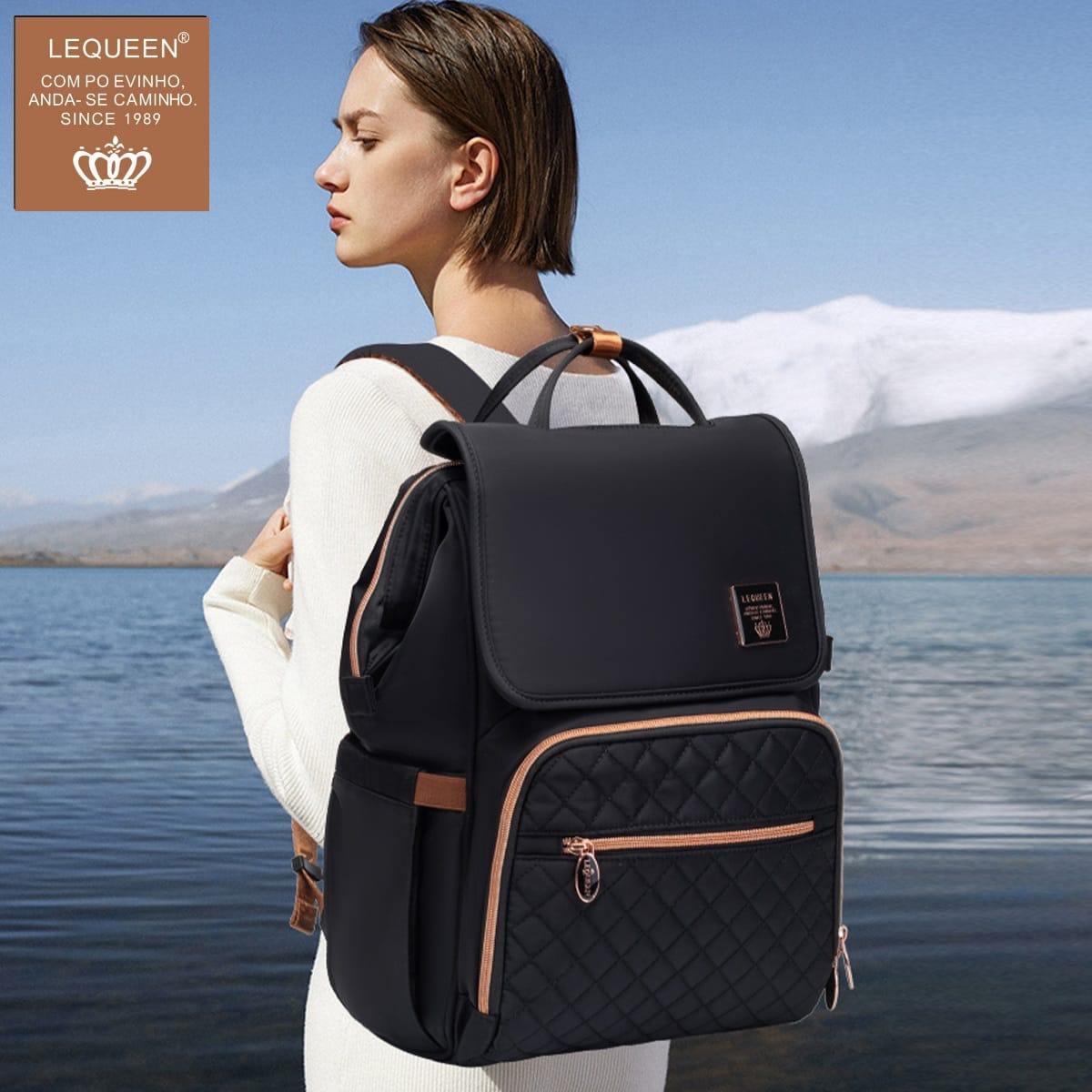 Lequeen 8th Generation New Cover Black Gold Set مجموعه ليكوين الجيل الثامن جديد بغطاء اسود - ذهبي