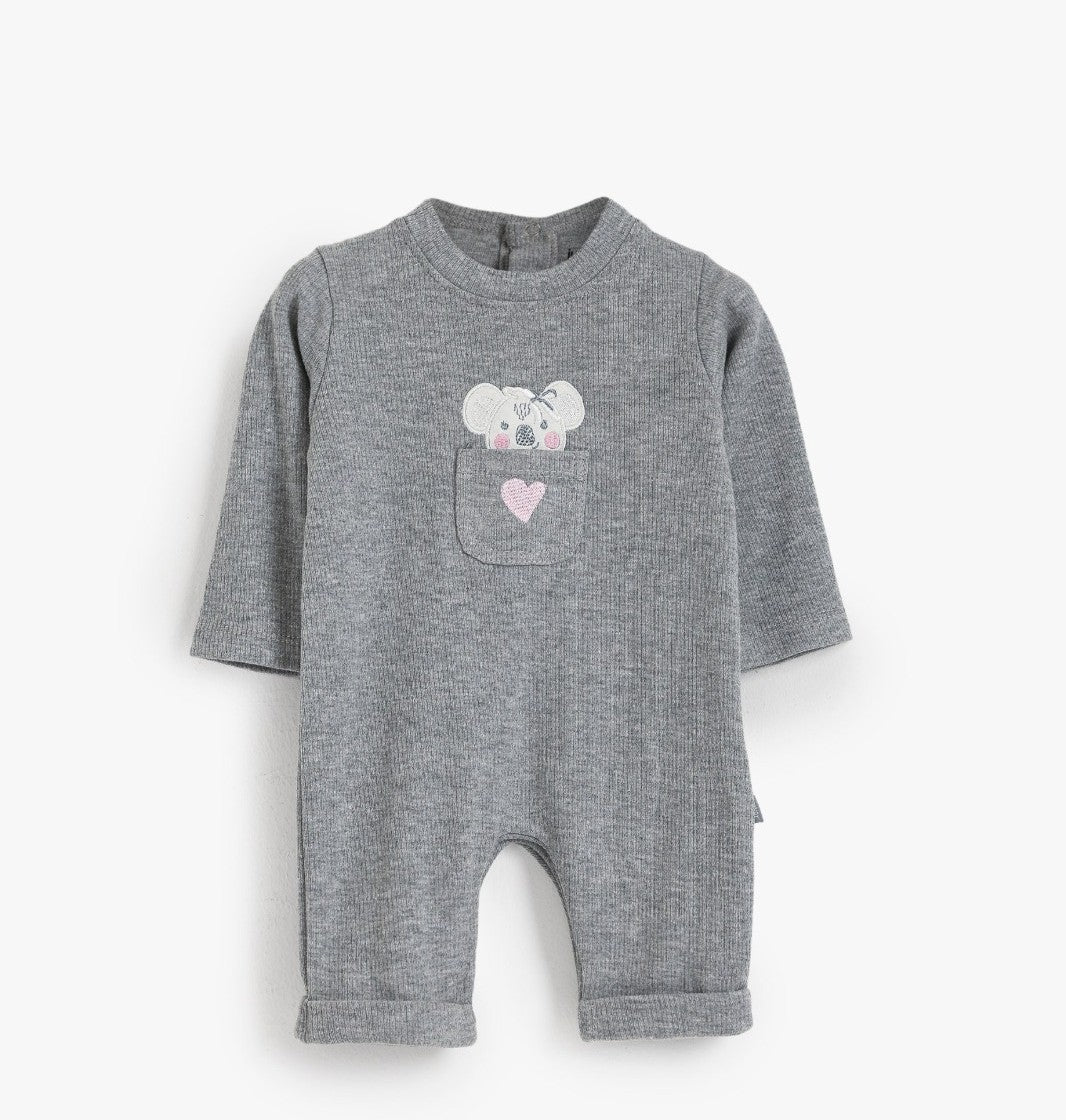 سالوبيت جونيور رصاصي دبدوب ابيض