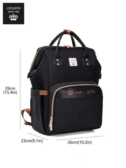 Lequeen 8th Generation Gold Classic Black - حقيبه ليكوين الجيل التامن جولد كلاسيك اسود