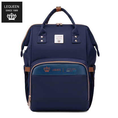 Lequeen 8th Generation Gold Classic Blue - حقيبه ليكوين الجيل التامن جولد كلاسيك ازرق