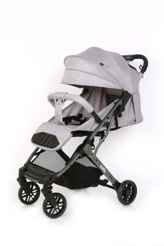 عربة أطفال كيديلو K8Pro باللون الرصاصي - راحة فائقة وتصميم عصري لكل نزهة