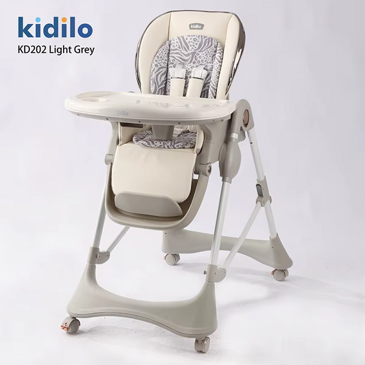 Kidilo 3in1 Luxury Feeding Chair Grey image 0