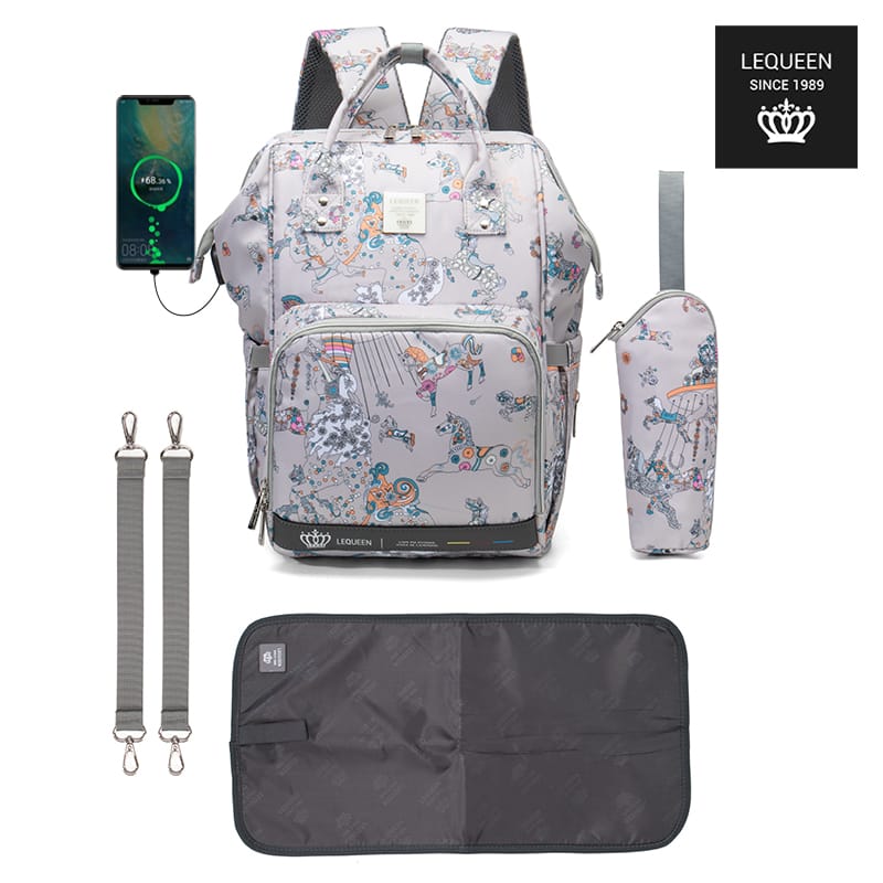 Lequeen Diamond 7TH Edition Soft Waterproof Original mommy bag - الجيل السابع الدايموند من ليكوين image 0