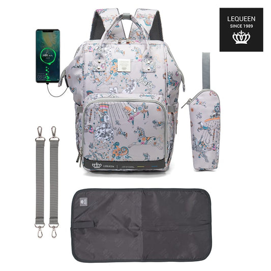 Lequeen Diamond 7TH Edition Soft Waterproof Original mommy bag - الجيل السابع الدايموند من ليكوين image 0