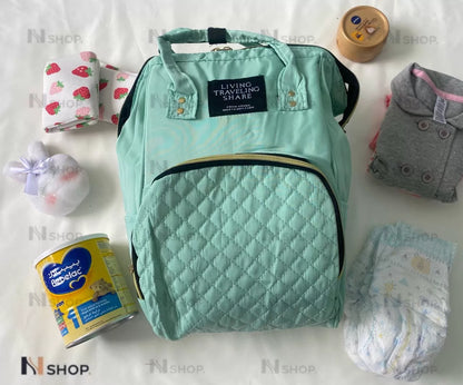 Mommy Baby Diaper bag Fashion multifunction Living high Green image 2