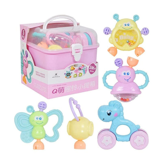 بوكس شخاليل 5 قطع بينك image 0