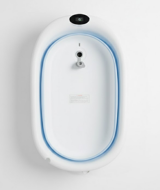 بانيو سيليكون ترمومتر ازرق