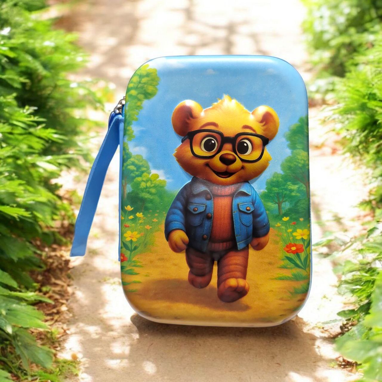 طقم عنايه ١٠ قطع شيكو دب ازرق