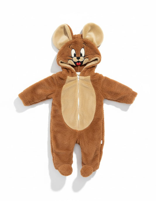 زي "جيري ماوس" الرائع للأطفال والرضّع (قطعة واحدة) - مثالي لطفلك!