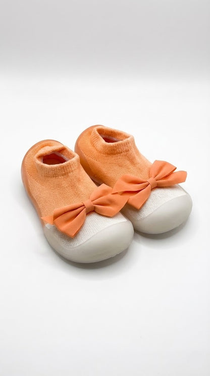 Adorable Yellow Anti-Slip Baby Shoes - Soft & Safe First Walkers