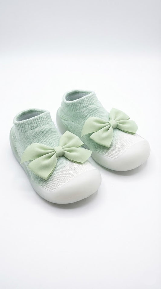 Adorable Yellow Anti-Slip Baby Shoes - Soft & Safe First Walkers