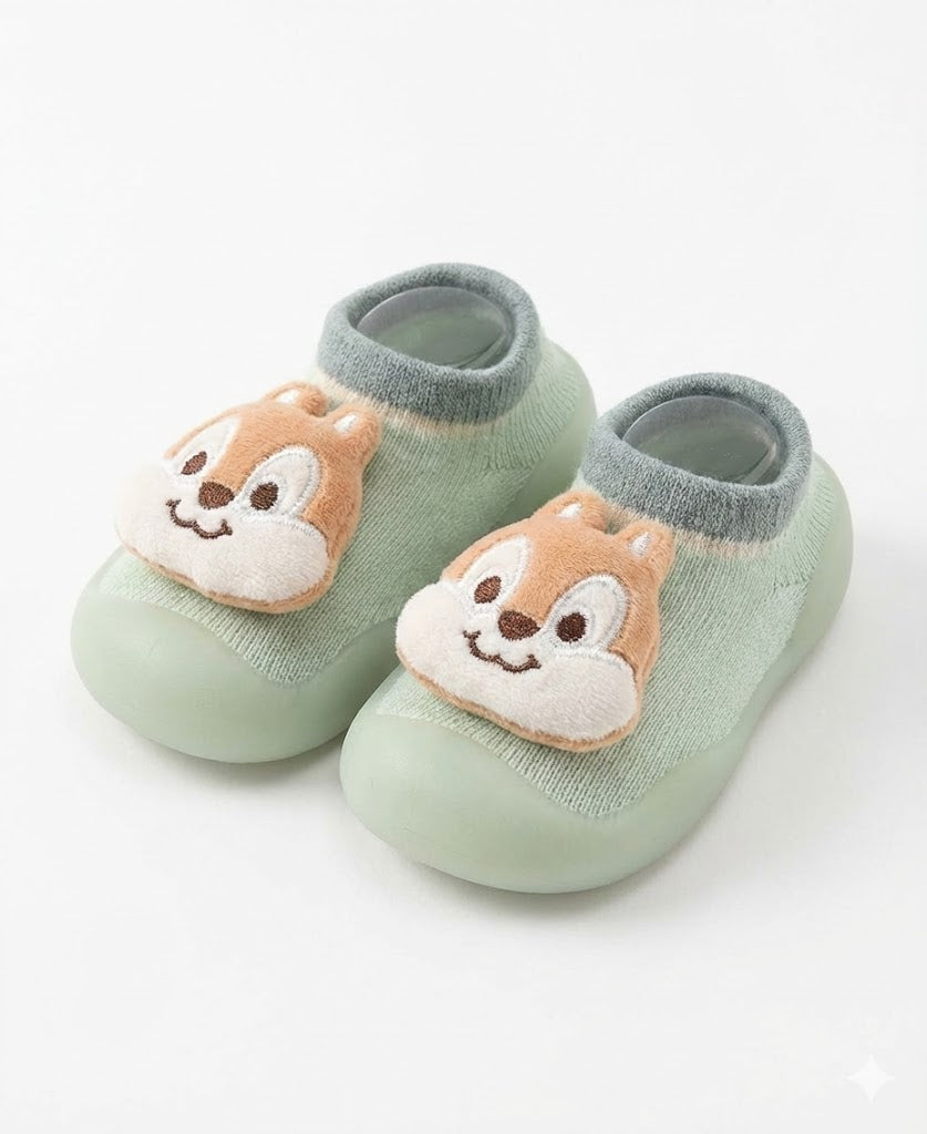 Adorable Cartoon Anti-Slip Baby Shoes - Soft & Safe First Walkers