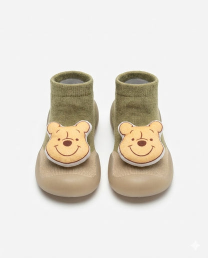 Adorable Cartoon Anti-Slip Baby Shoes - Soft & Safe First Walkers