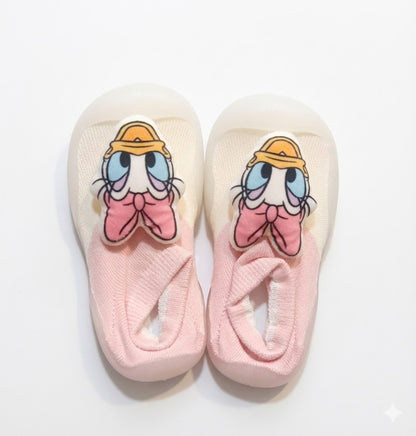 Adorable Cartoon Anti-Slip Baby Shoes - Soft & Safe First Walkers