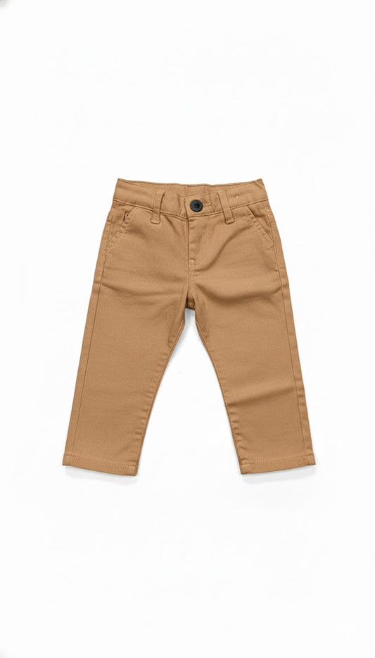 بنطلون تشينو أنيق ومريح للأطفال - مزيج قطني ناعم للاستخدام اليومي