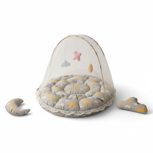 عش طفل مريح ومحمول بلمسات مرحة - الرفيق المثالي لراحة طفلك وأناقة منزلك!