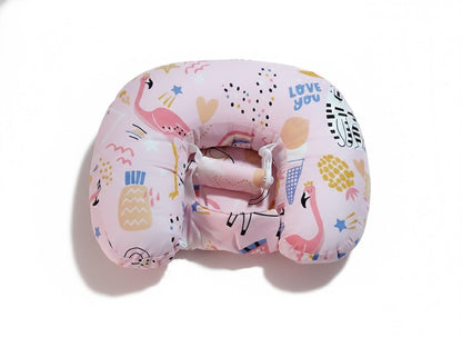 وسادة الرضاعة للأطفال على شكل فلامينغو ساحر مع قفل - ناعمة وداعمة