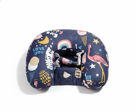وسادة الرضاعة الفلامينجو الرائعة للأطفال مع قفل - ناعمة وداعمة لراحة لا مثيل لها