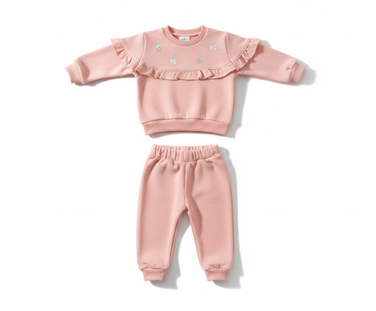Sweatshirt & Jogger Set - Soft Pink Baby Wear
