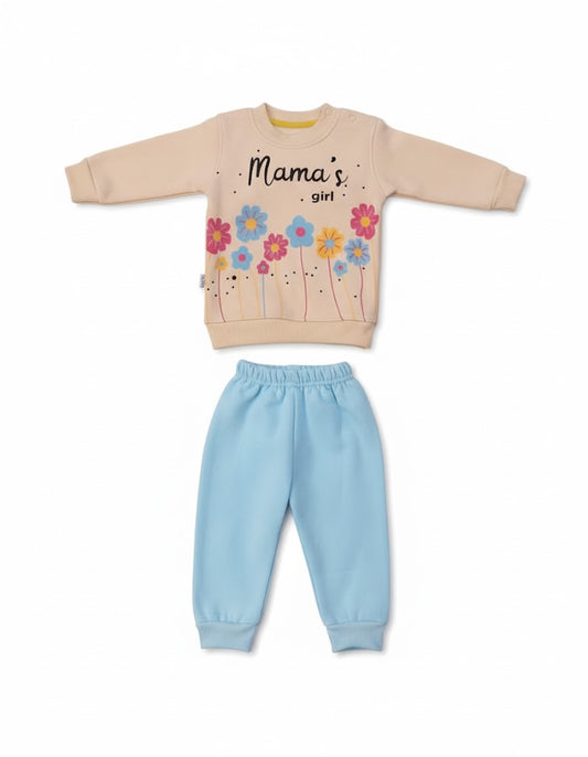 Mama's Girl Floral Sweatshirt and Jogger Set