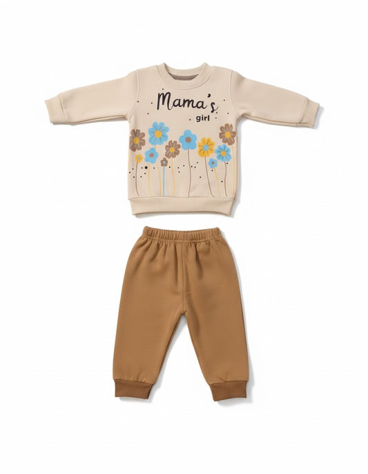 Mama's Girl Floral Sweatshirt and Jogger Set