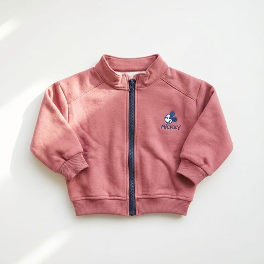 جاكيت أطفال "ميكي" بينك- أناقة عصرية وملمس ناعم