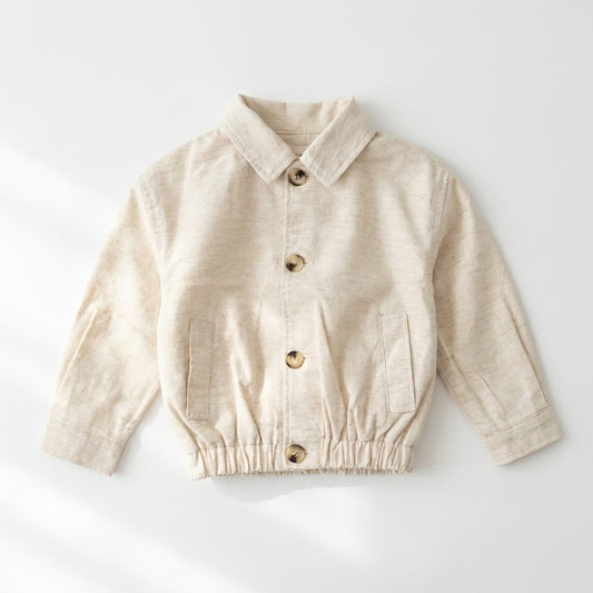 جاكيت أطفال بتصميم عصري وأزرار مميزة - إطلالة أنيقة ومريحة