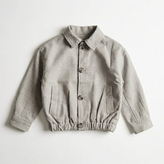 جاكيت أطفال بتصميم عصري وأزرار مميزة - إطلالة أنيقة ومريحة