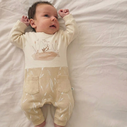 سالوبيت بيبي - قطن ناعم بألوان ترابية دافئة وتصميم مريح