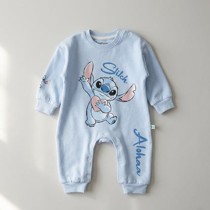 رومبير أطفال مريح بطبعة شخصية "ستيتش" - أزرق فاتح