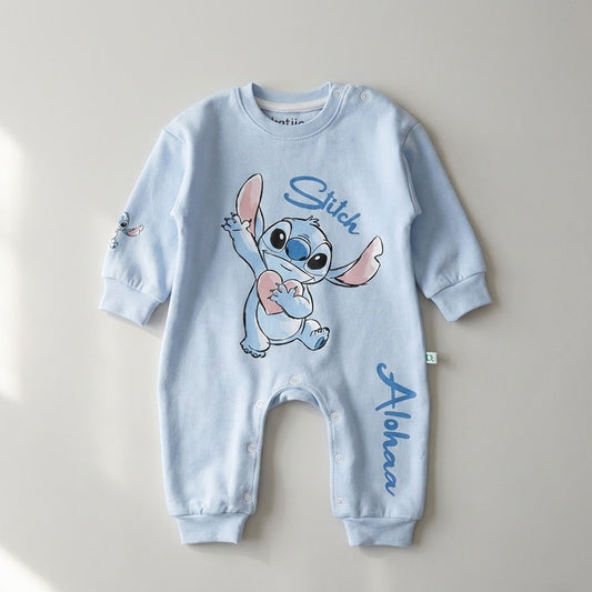 رومبير أطفال مريح بطبعة شخصية "ستيتش" - أزرق فاتح