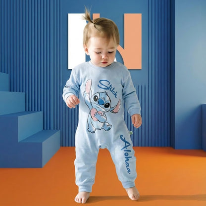 رومبير أطفال مريح بطبعة شخصية "ستيتش" - أزرق فاتح