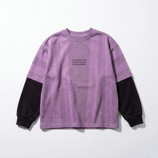 سويتر أولادي موف مخطط بتصميم الأكمام المزدوجة العصرية