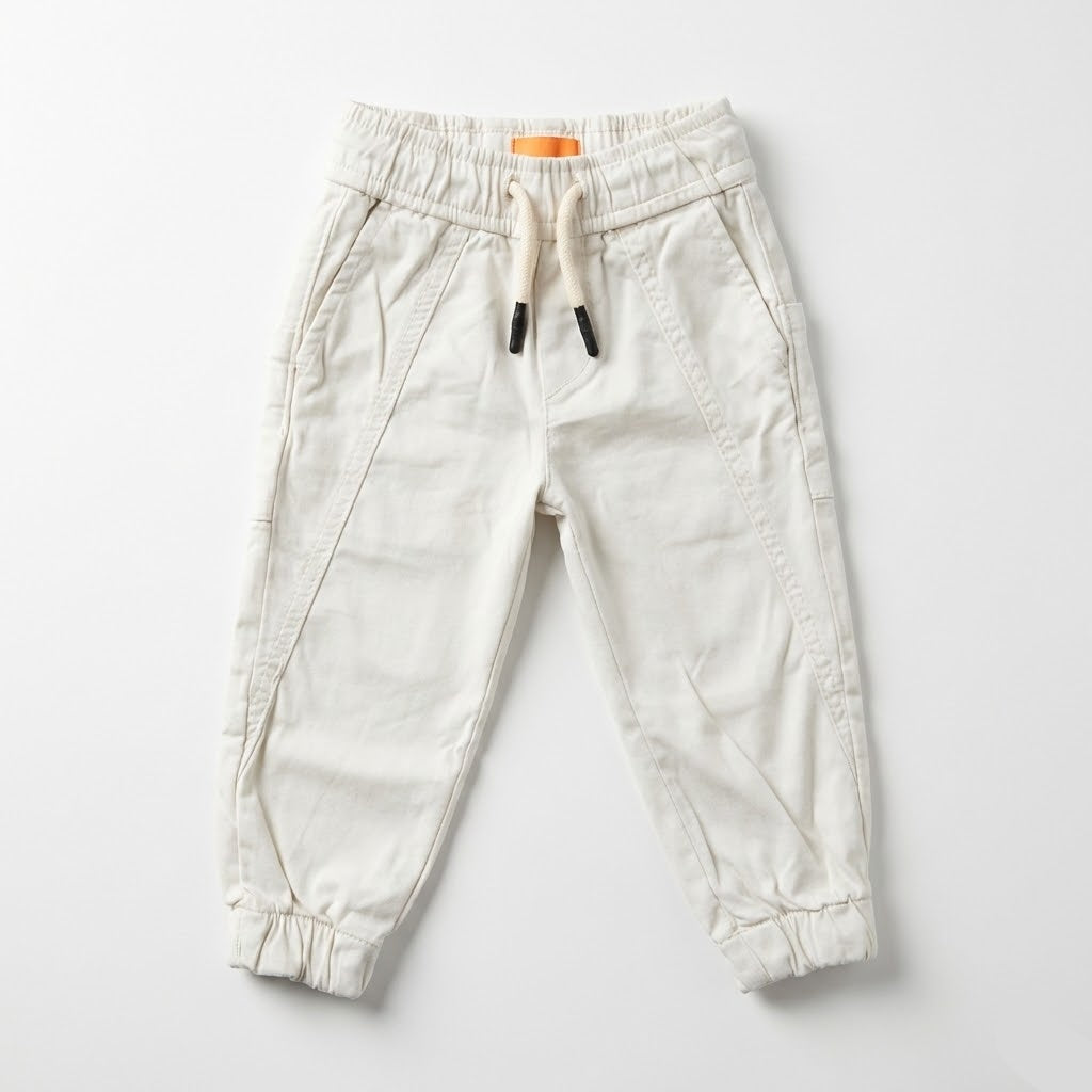 شروال اطفال ولادي مريح ابيض