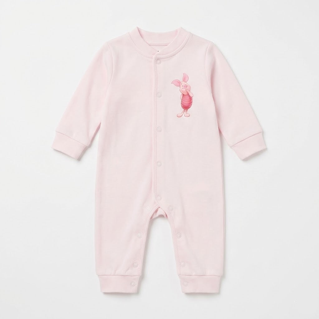 سالوبيت قطني مريح للرُضّع بلون بينك