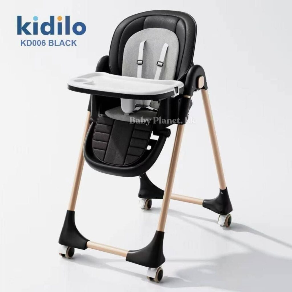 كرسي طعام kidilo kd006 black
