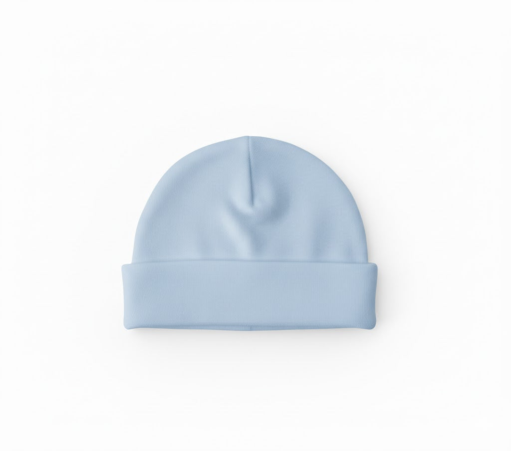 Baby blue hat