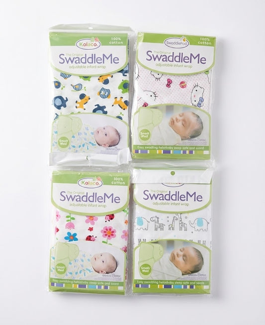 سوادل قطن 100% مقاس صغير/متوسط - لنوم آمن وهادئ