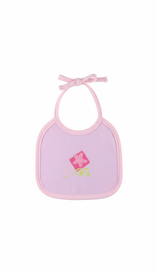 Cotton Print Bib Purple