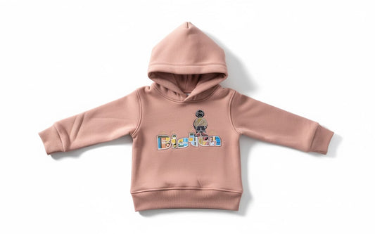 Hooded Cashmere Sweatshirt For Kids